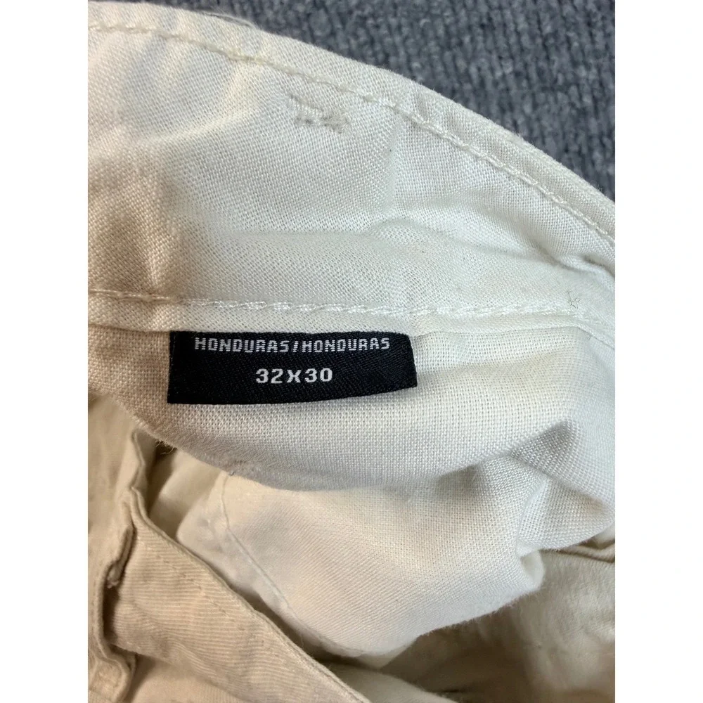 Dickies Carpenter Pants 32x30 Mens Cream White Heavyweight Workwear Stained Y2K